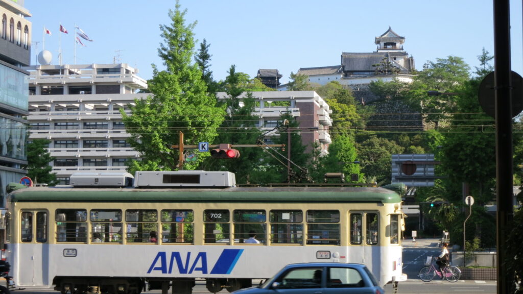 高知市内の様子
