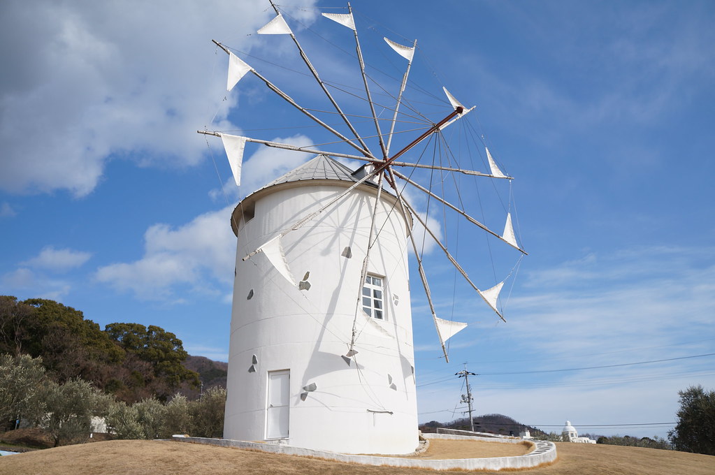 小豆島オリーブ公園の風車