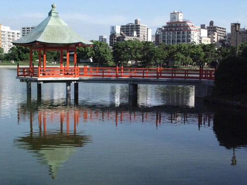福岡の涼しい観光スポット・大濠公園