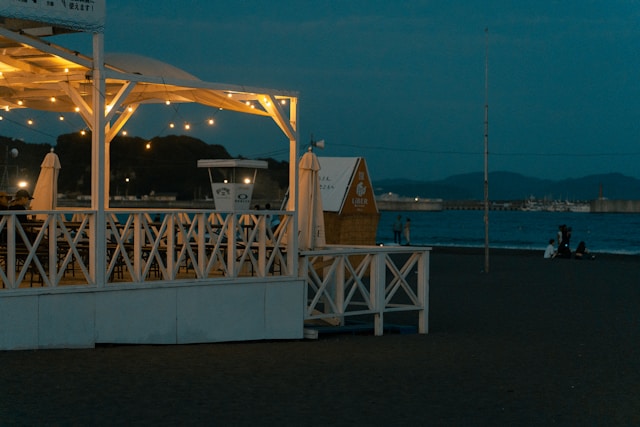 江ノ島を締めくくるディナー