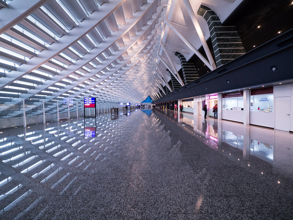 桃園空港の構内