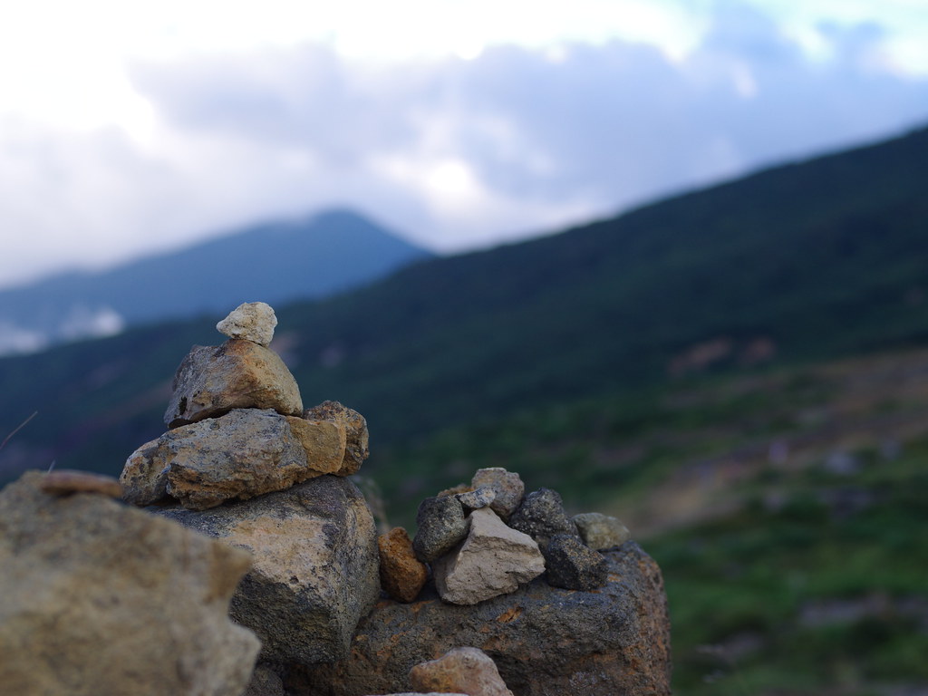 蔵王連峰 御釜にて撮影