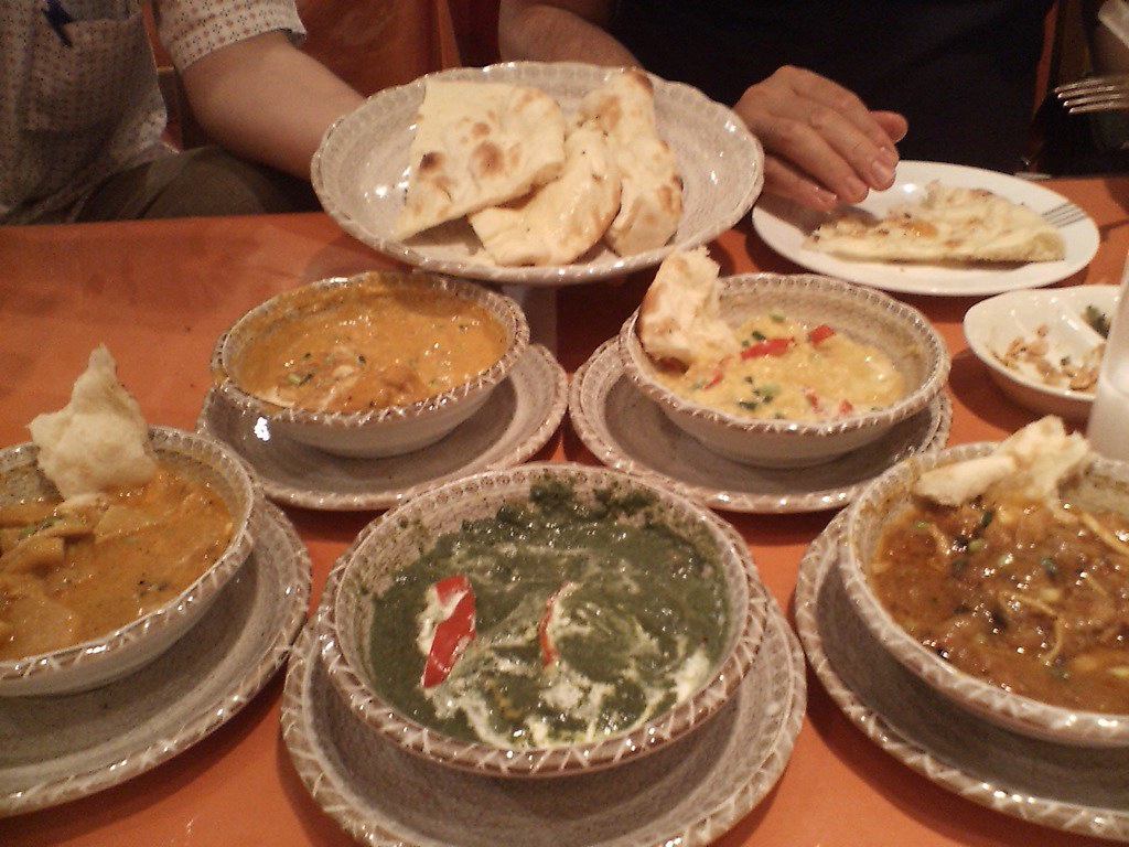 空港で楽しむネパール料理