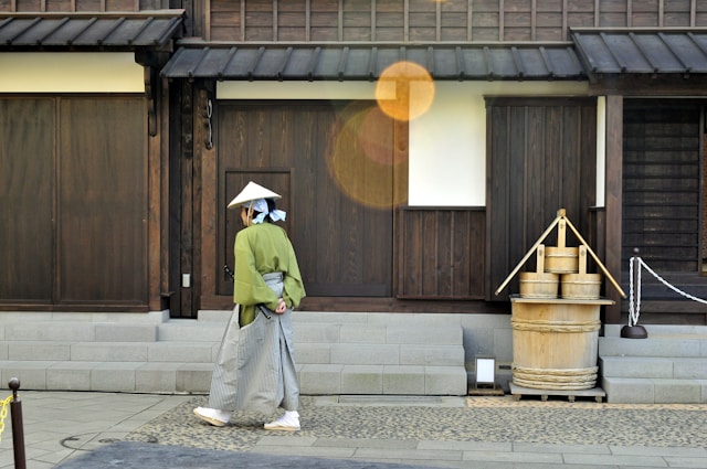 歴史を感じる街並み