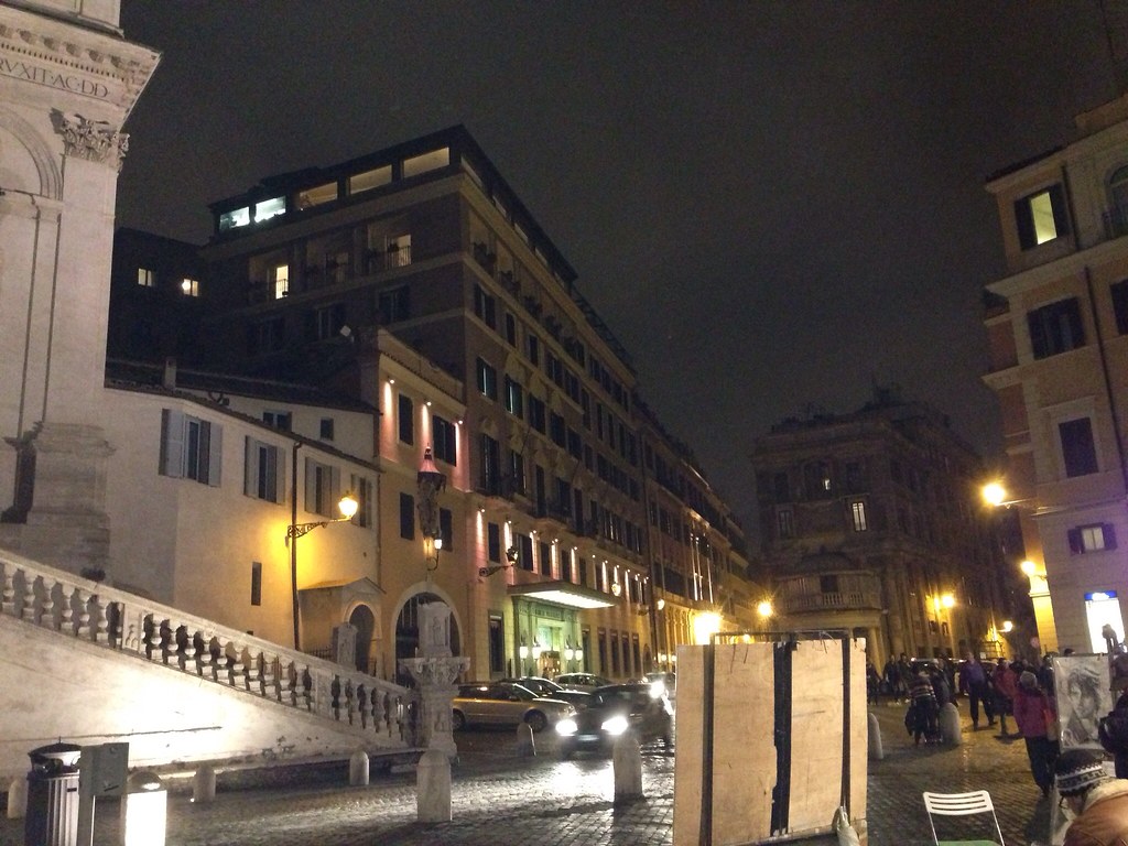 ホテル・ハッスラーの外観　イタリア　ローマ