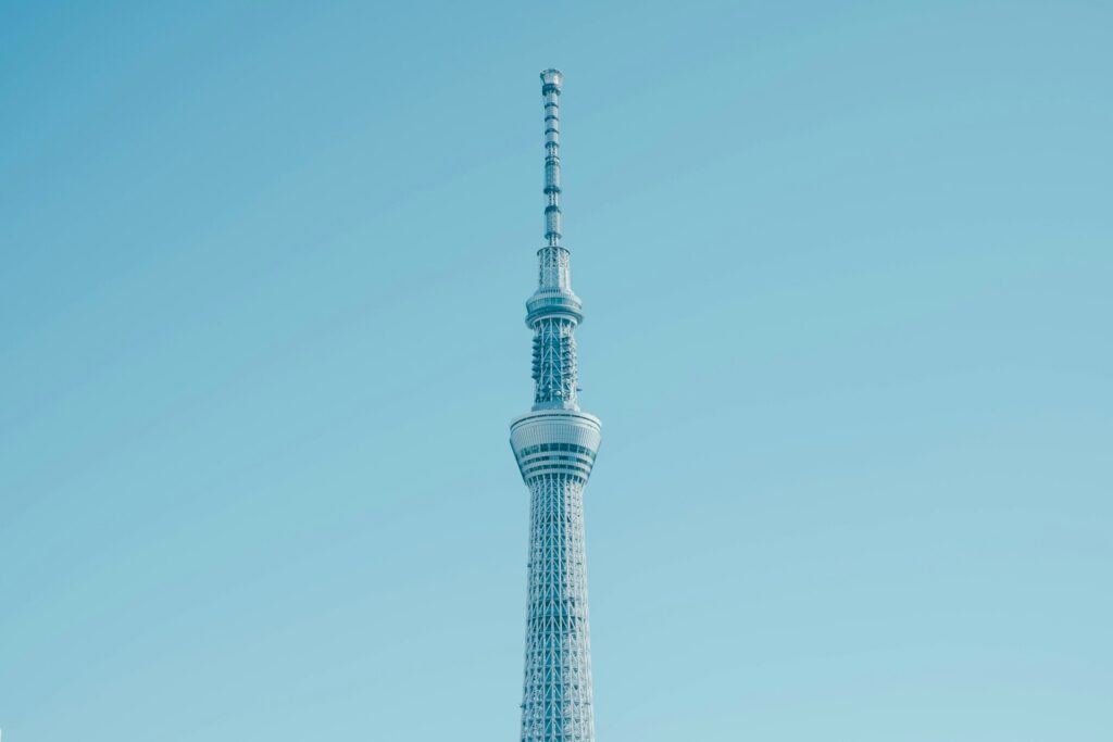 東京の街並みを一望できるスカイツリー