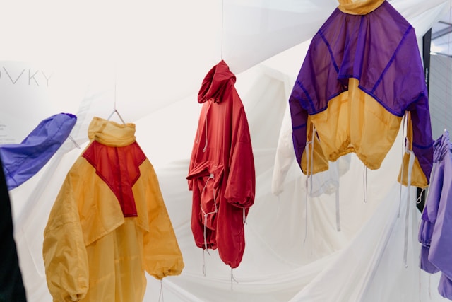 風を避けるウインドブレーカー