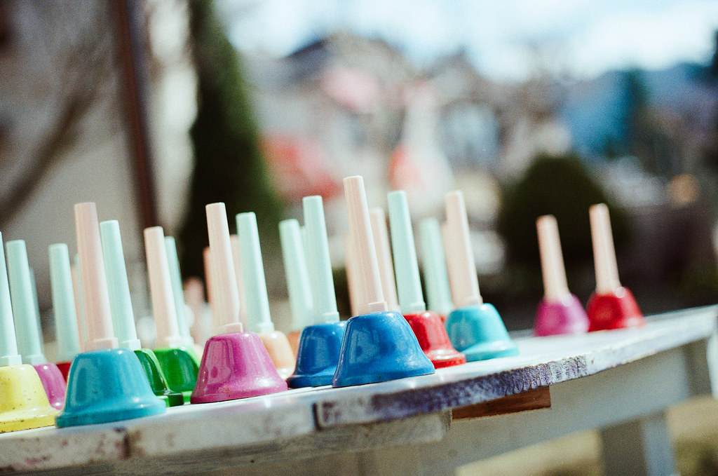 河口湖 オルゴールの森のハンドベル