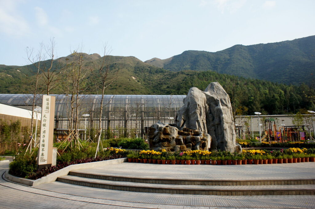 東涌海濱公園でリラックス