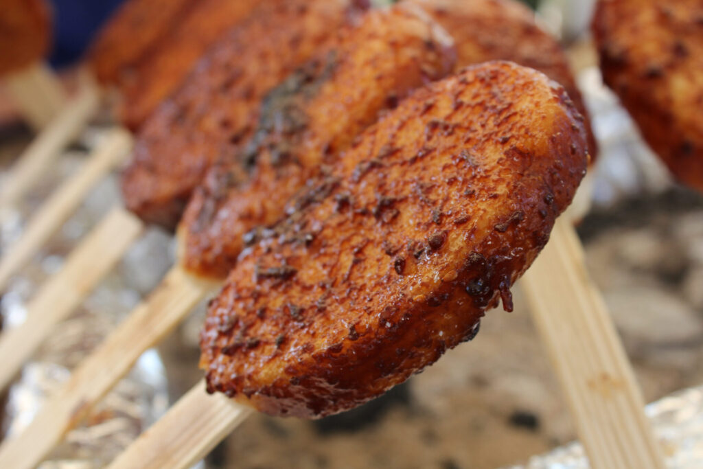 夏の白川郷で食べたい五平餅