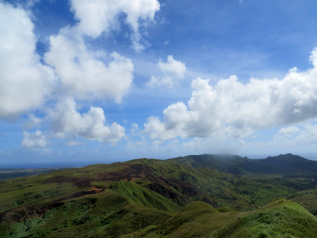 グアムの山から見る風景