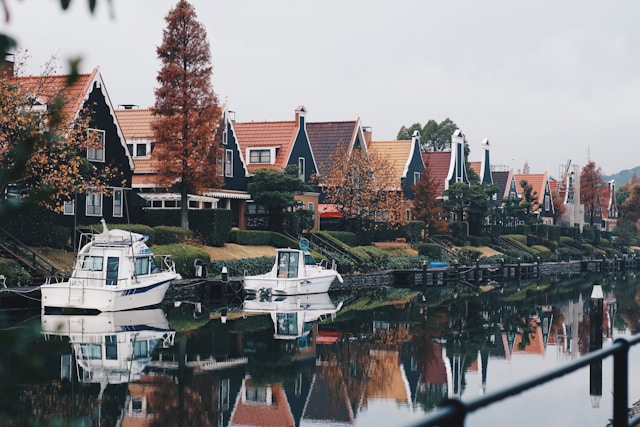 ハウステンボスのオランダの街並み