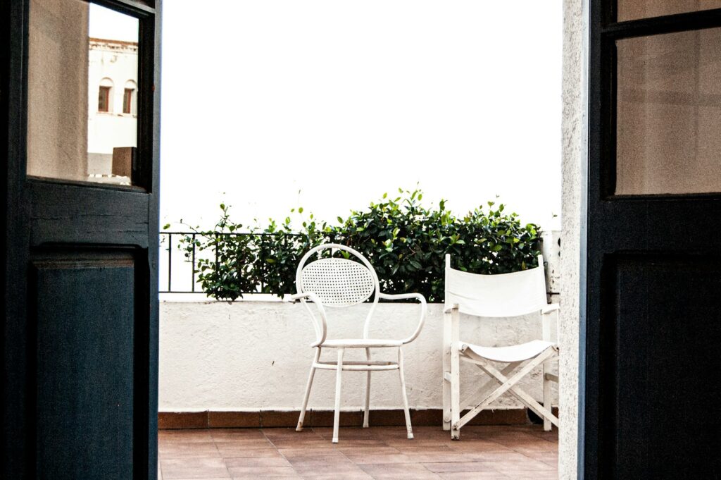 蔵王テラスで景色を楽しむ