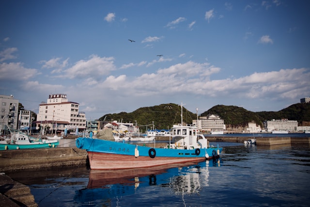 那智勝浦の漁船