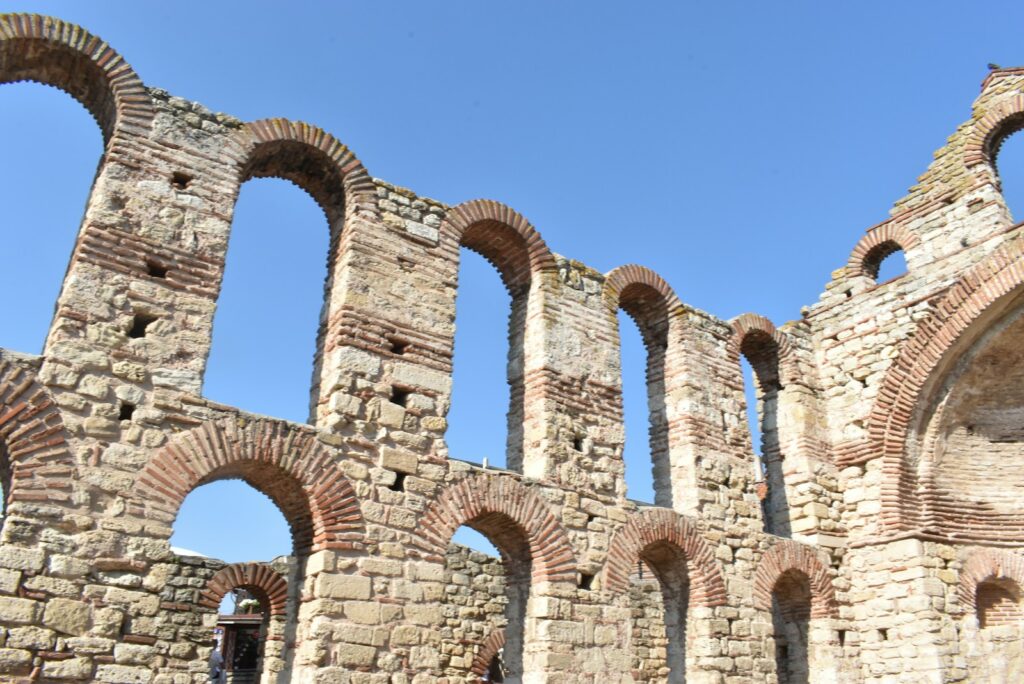 ブルガリアにあるネセバルの古代遺跡