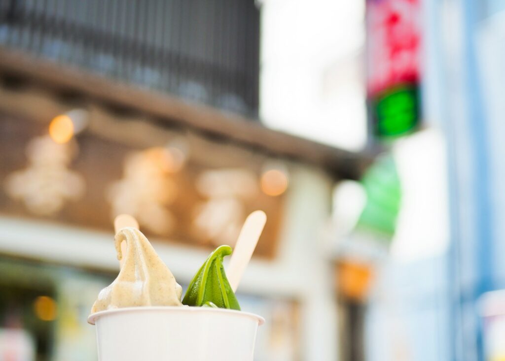 信州善光寺仲見世通りで食べ歩き