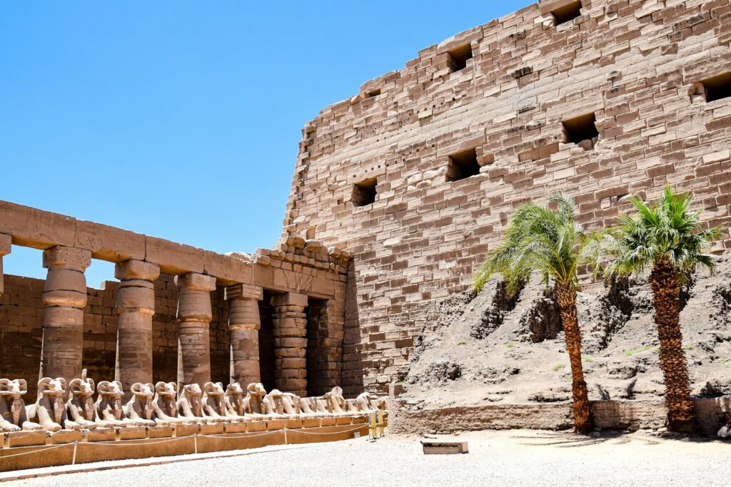 カルナック神殿の一角