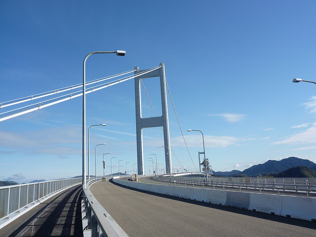 しまなみ海道をドライブする