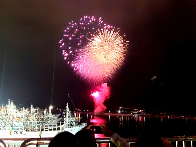みなとまつりの花火