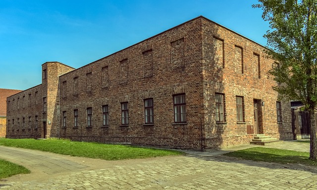 アウシュヴィッツ強制収容所の風景