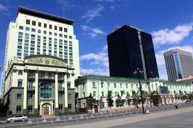 ウランバートルの街並み