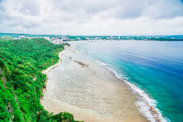 グアム恋人岬の風景