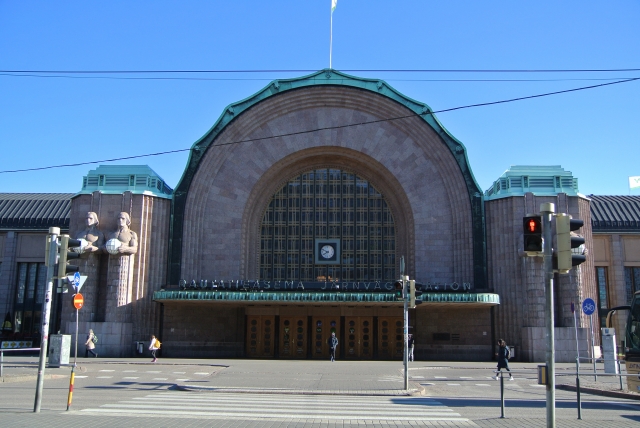 フィンランドのヘルシンキ中央駅