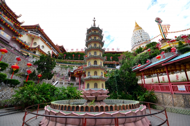 ペナン島の極楽寺を観光