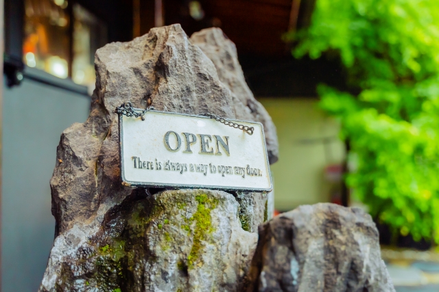 熊本にあるレストランの入口