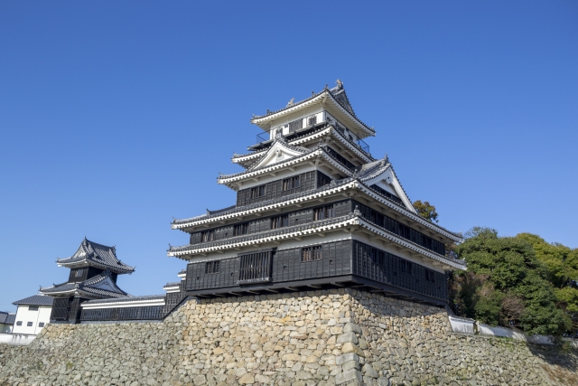 大分の観光地の一つである中津城