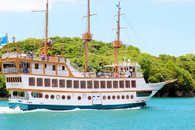 九十九島巡る遊覧船パールクィーン