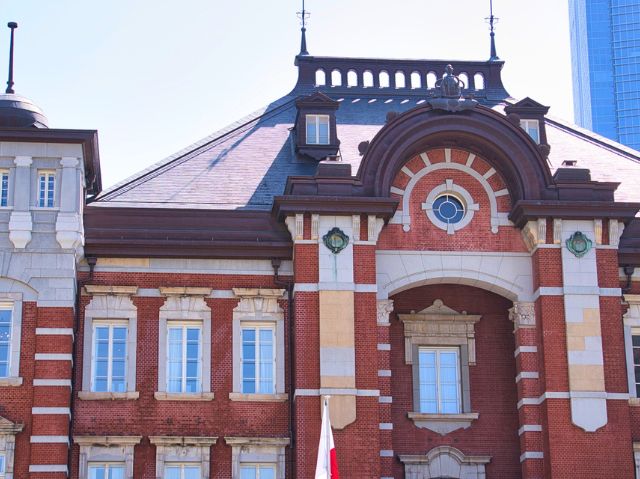 赤レンガが美しい東京駅