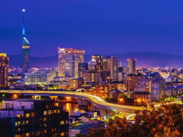 夜も楽しめる福岡の夜景