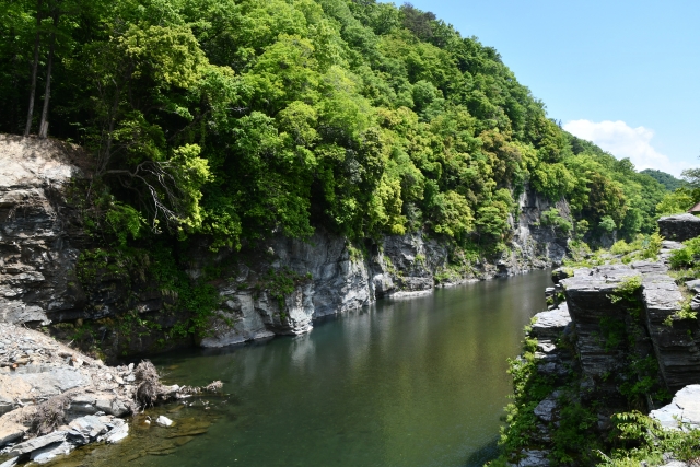 長瀞の悠久の自然のパワーを感じる岩畳