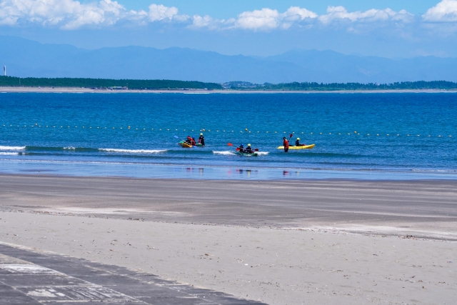 8月の宮古島でカヤック体験