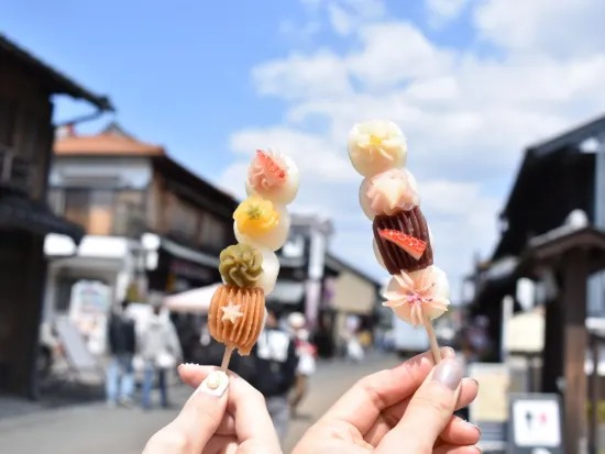 愛知 犬山 犬山城下町で食べられる団子