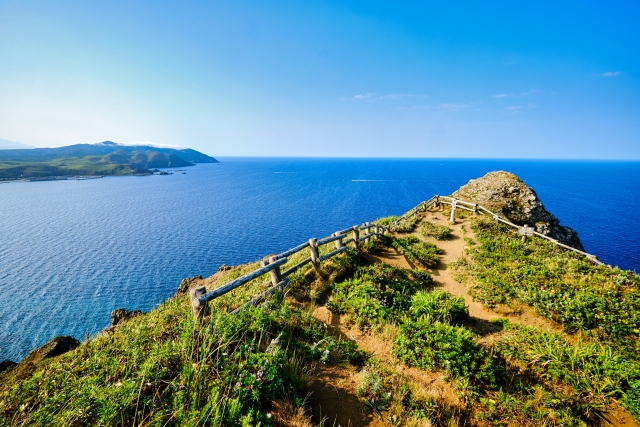 11月のおすすめ観光スポットの礼文島の風景