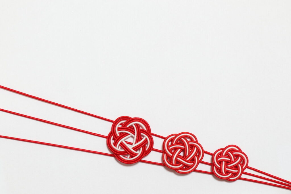 水引素材を用いた背景 横型