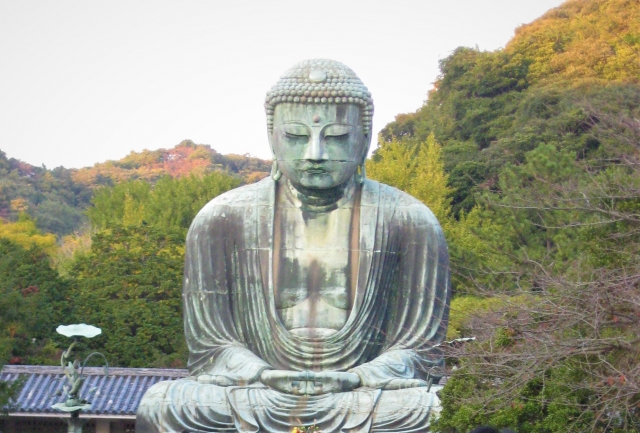 鎌倉の自然に溶け込む、鎌倉大仏