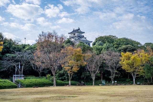 秋の浜松城公園