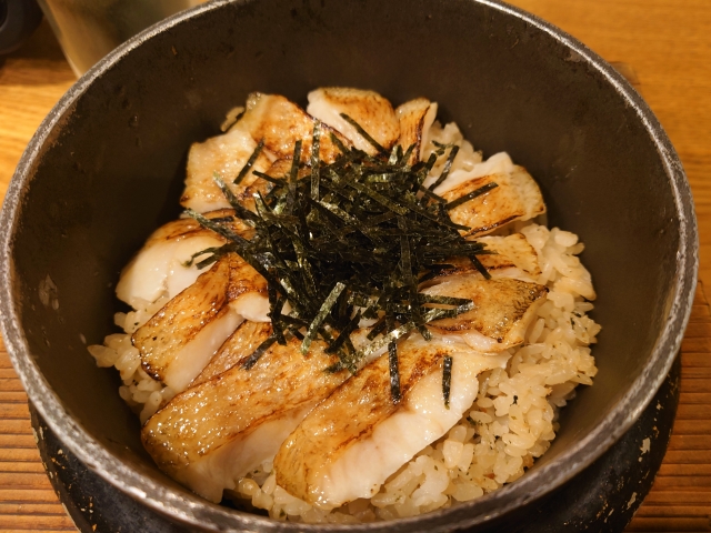 のど黒の炙り丼イメージ