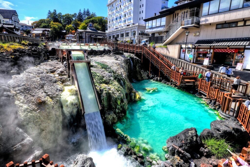 一度は行ってみたい草津温泉の湯畑
