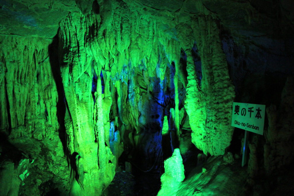 高知県香美市に位置する日本三大鍾乳洞の一つ