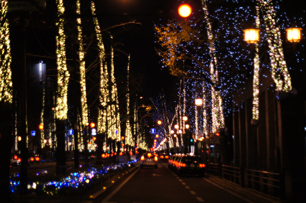 幻想的なイルミネーションのイメージ