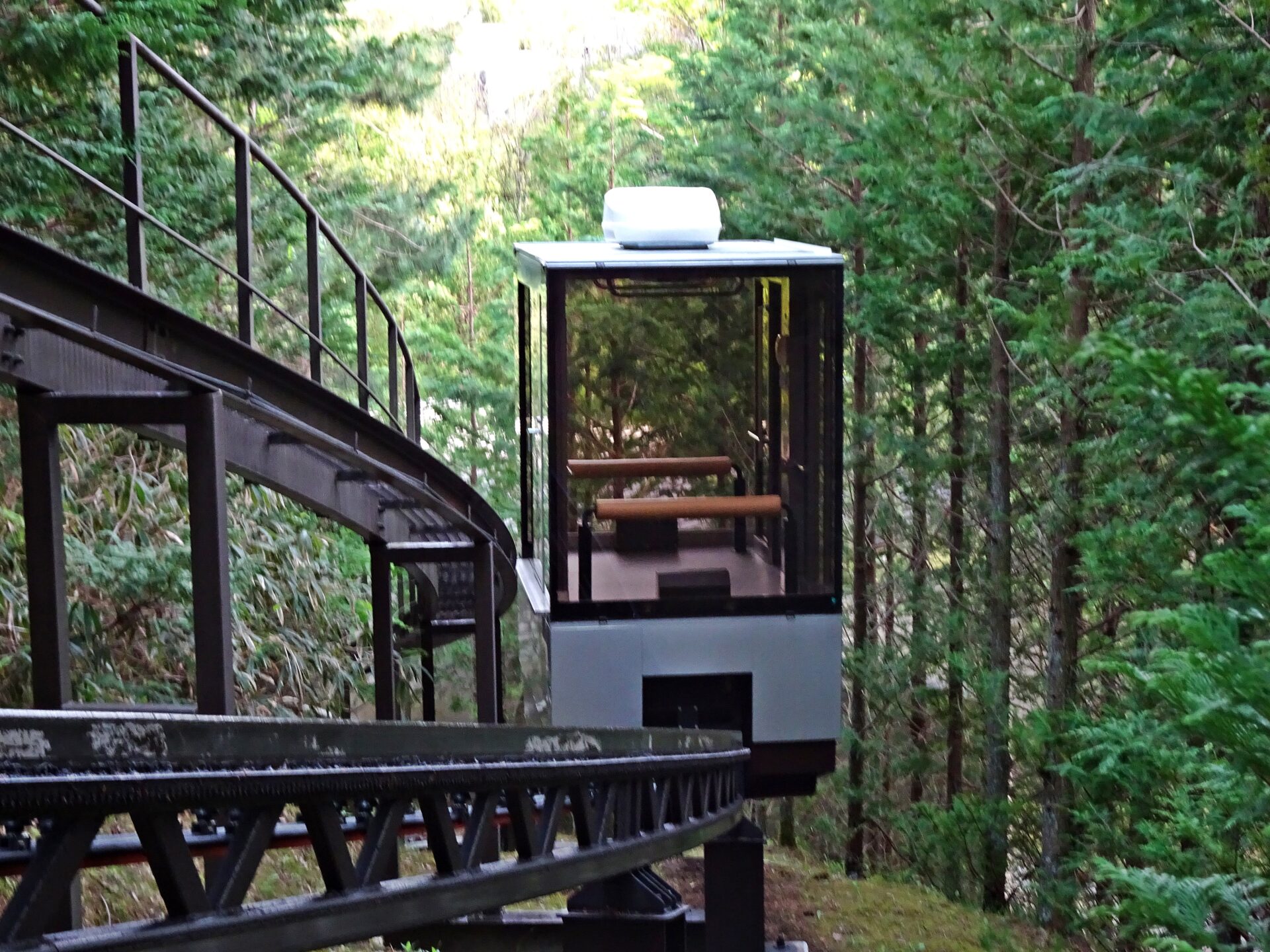 風情ある鬼怒川のスロープカー