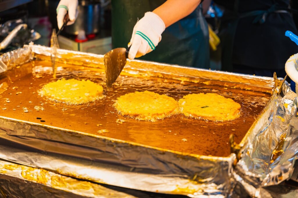 回基(フェギ)駅・慶熙大学周辺のチヂミ