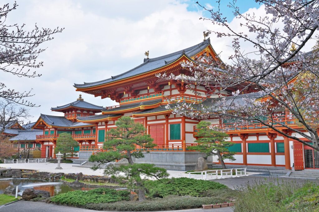 大阪の桜の名所 念法眞教 金剛寺