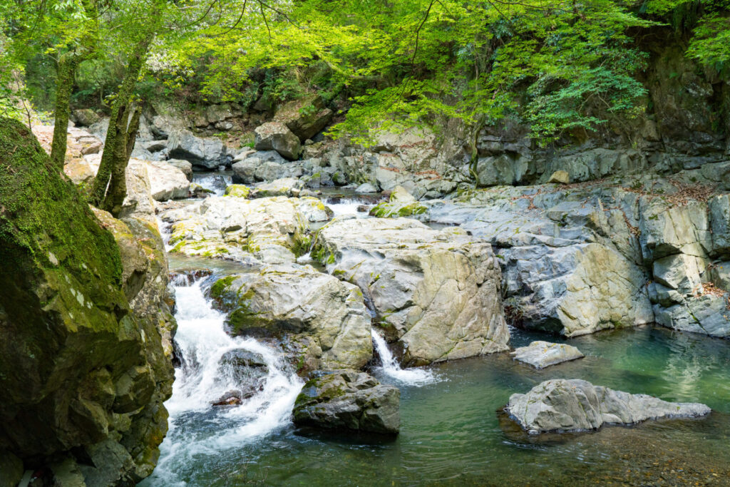 北摂観光おすすめ～摂津峡の渓谷～