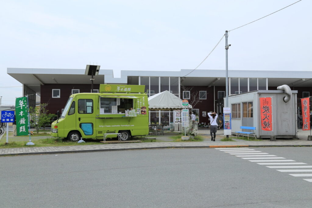 みやま市でおすすめの観光スポット「道の駅みやま」の外観