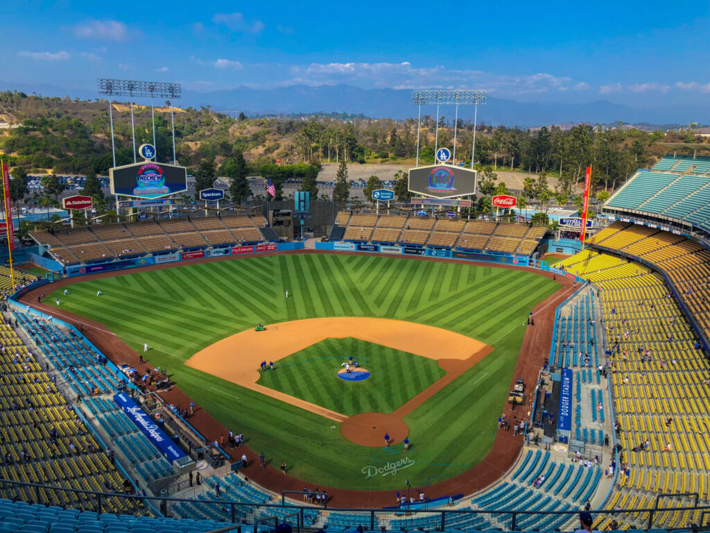 ドジャーススタジアムの外観